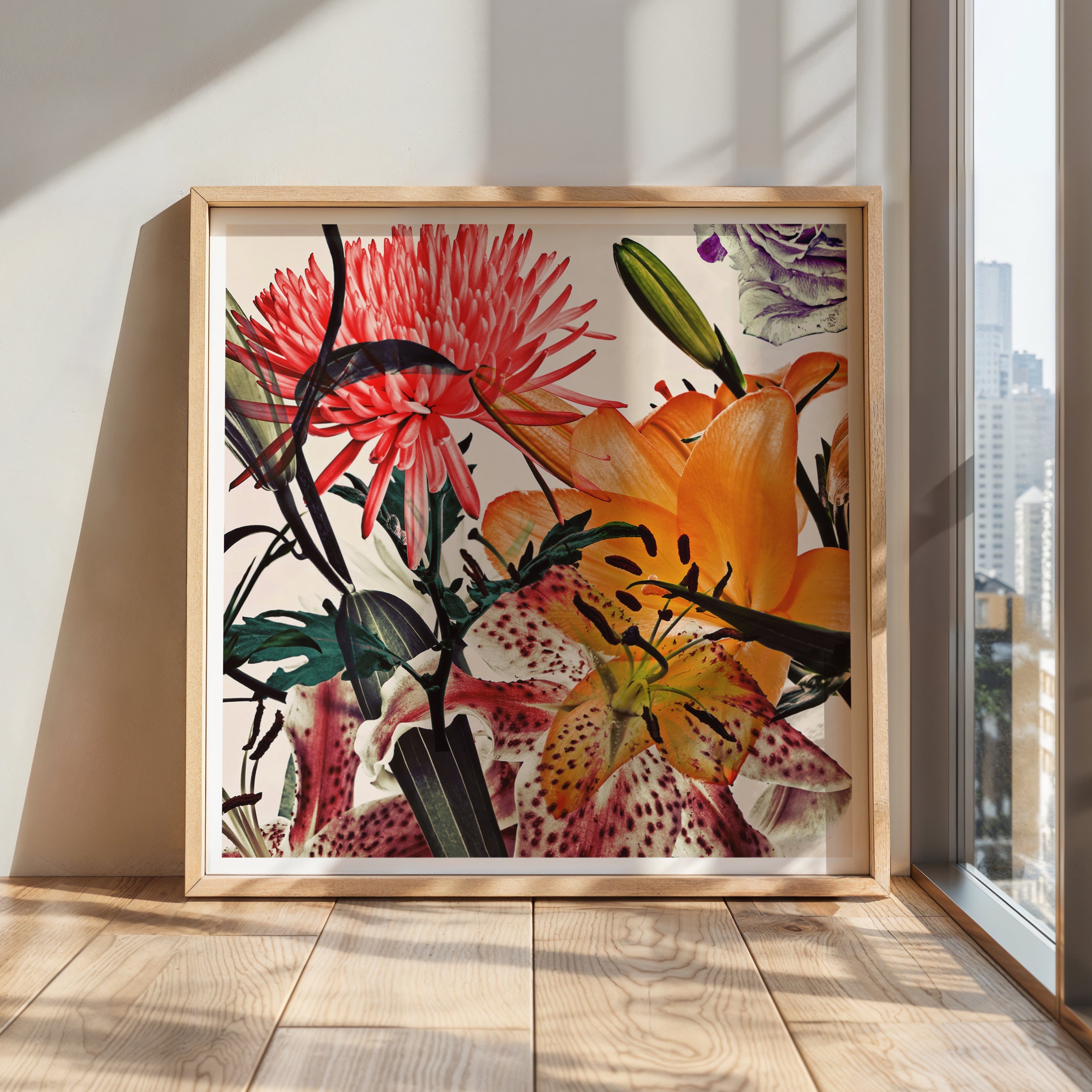 Wild Flowers 9197.1SQUARE – Lev Gorn Studio