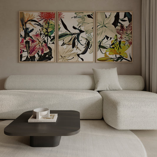 Wild Flowers Triptych 9168.3SET