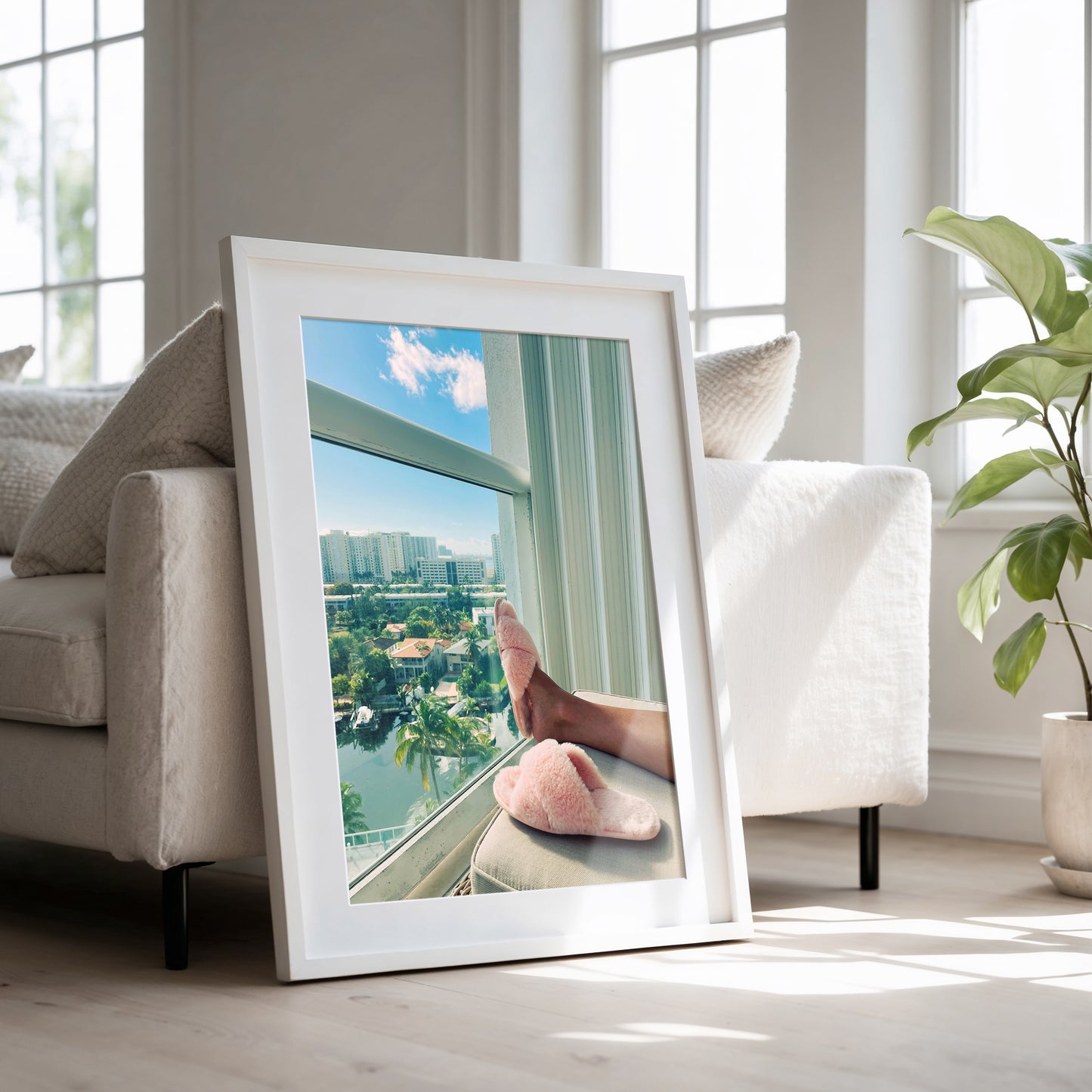 She Lives To Love In Slippers