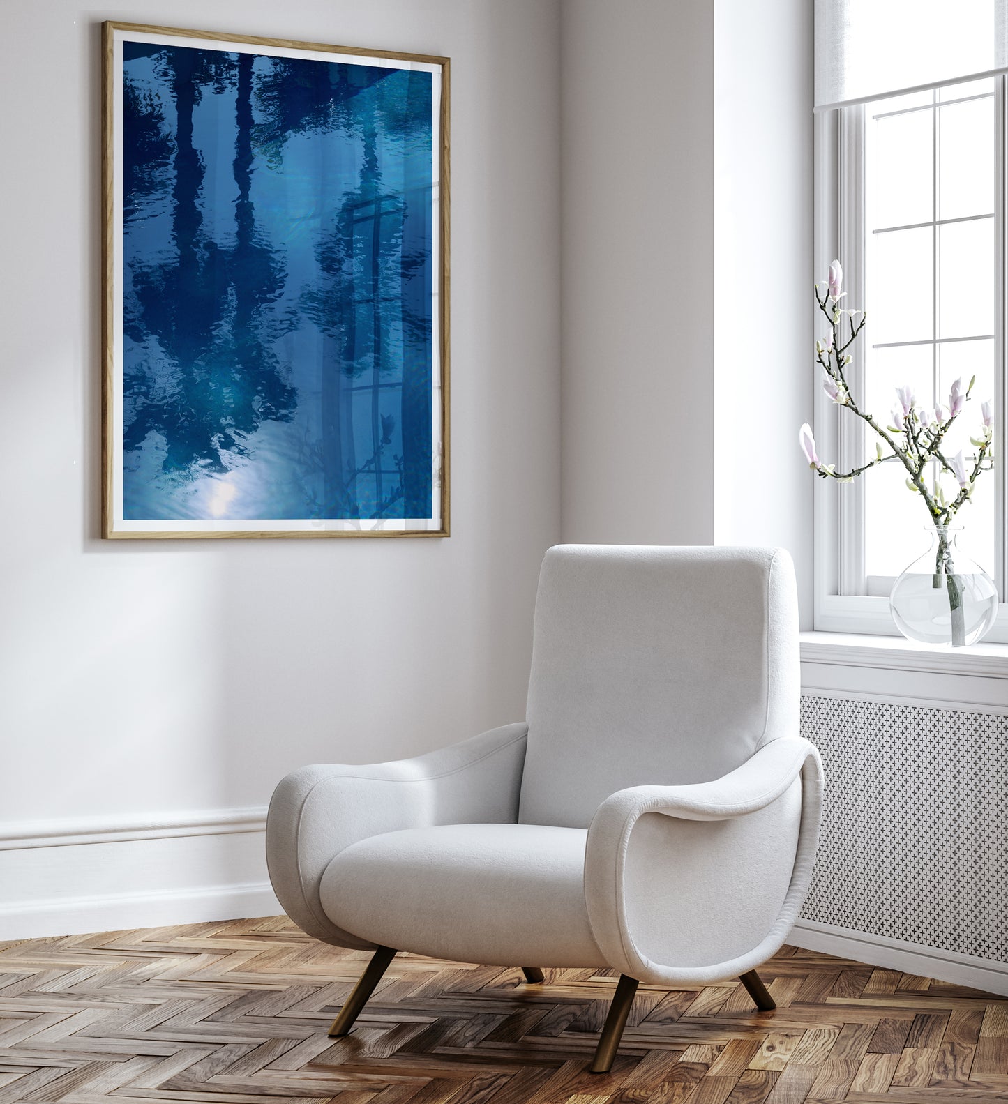 Blue Palms On Collins