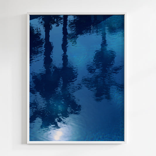 Blue Palms On Collins