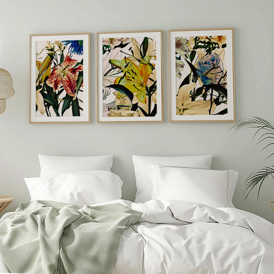 Wild Flowers Triptych 9100.3SET