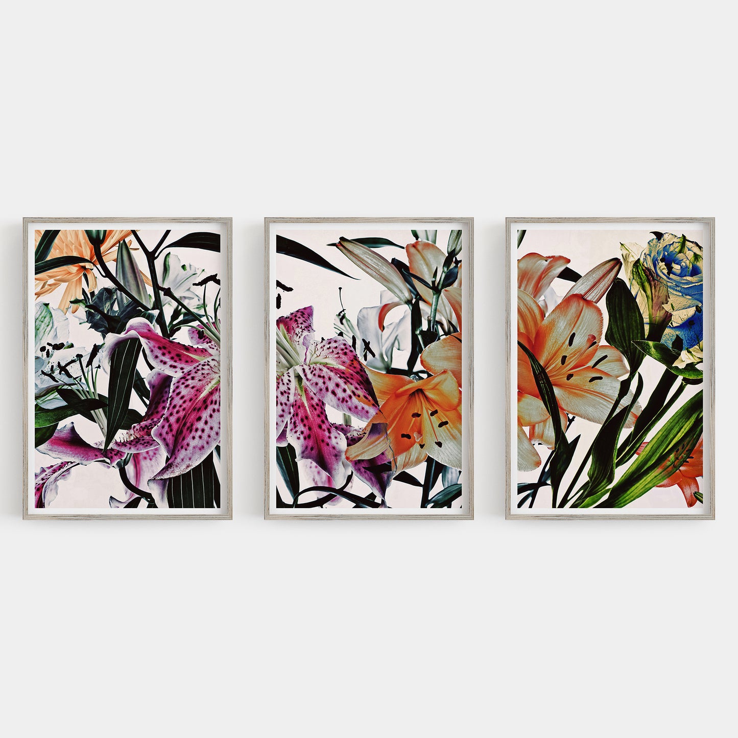 Wild Flowers Triptych 9161.3SET