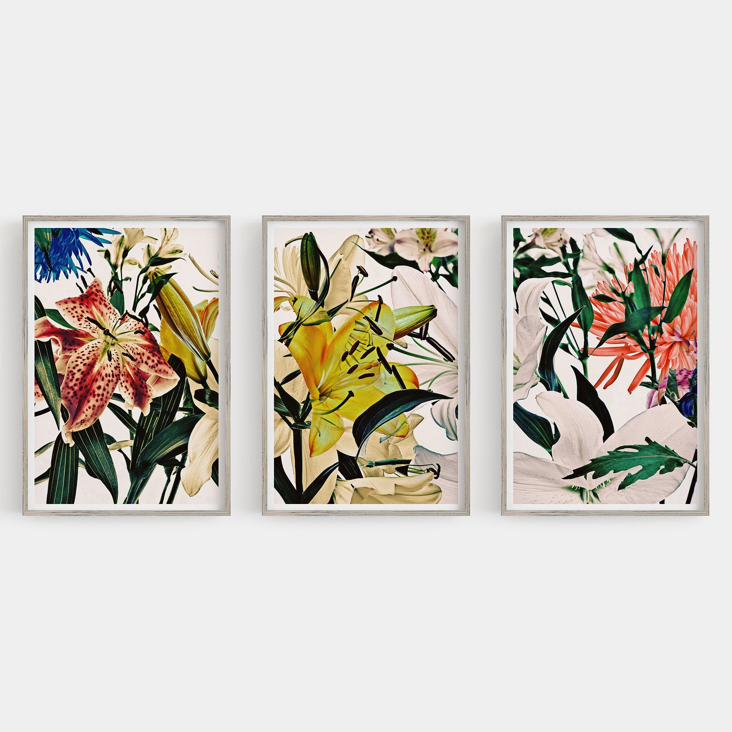 Wild Flowers Triptych 9165.3SET