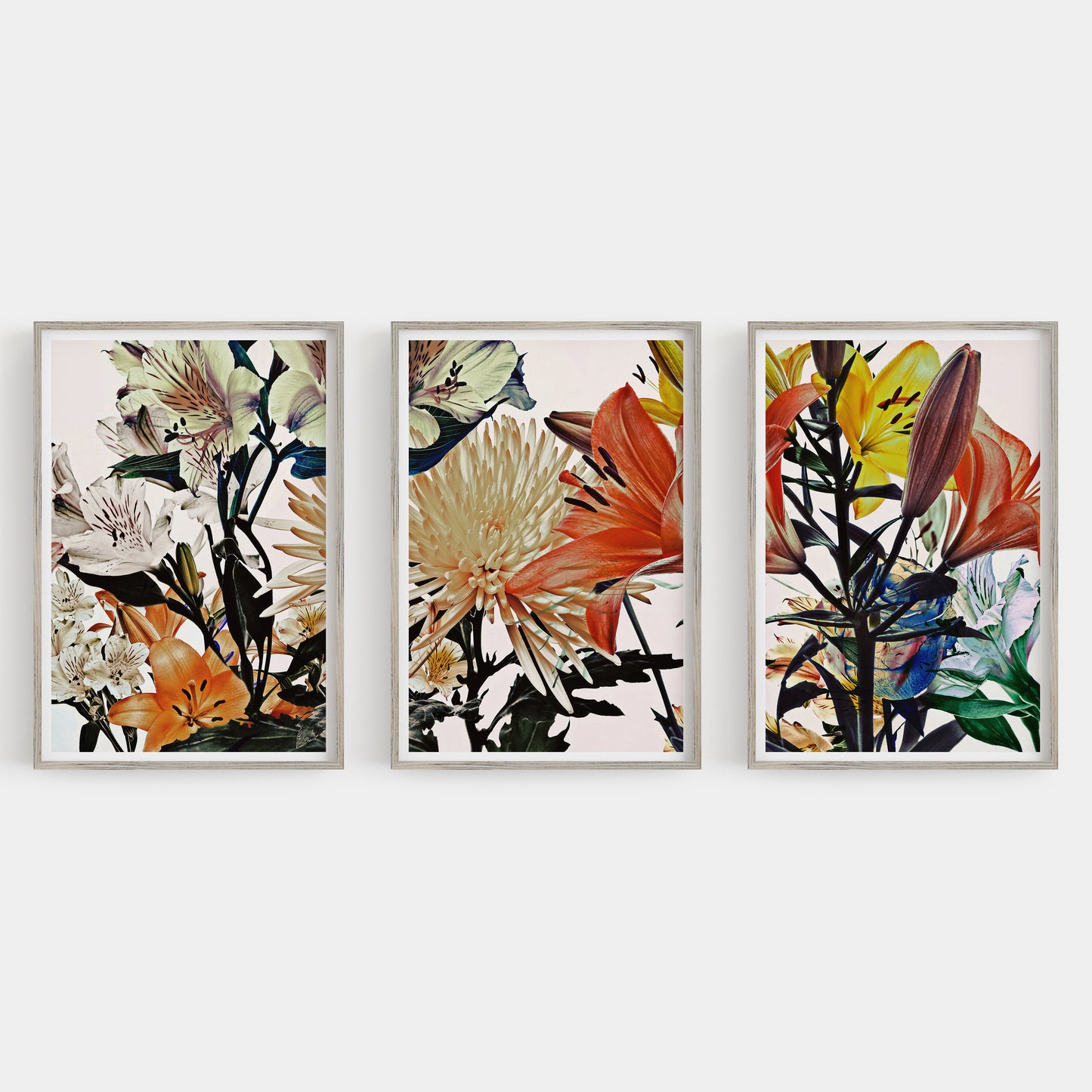 Wild Flowers Triptych 9172.3SET
