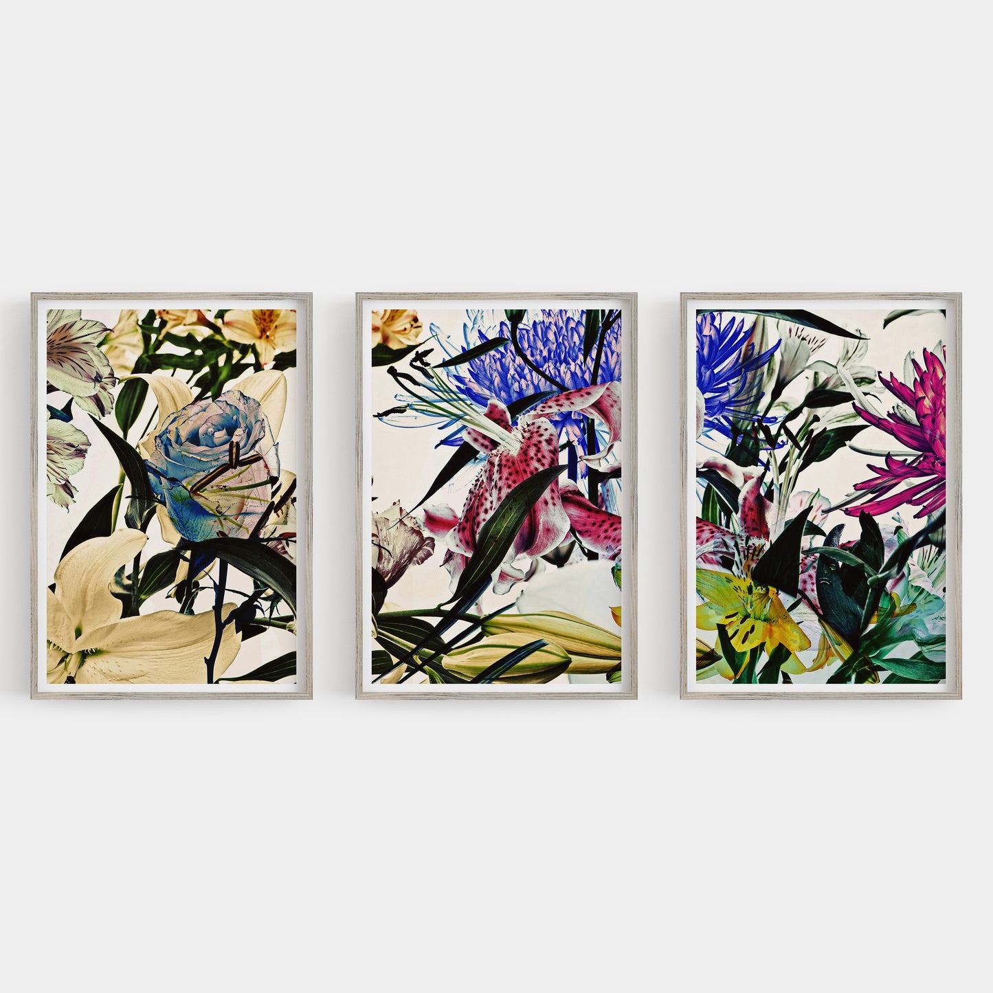 Wild Flowers Triptych 9198.3SET
