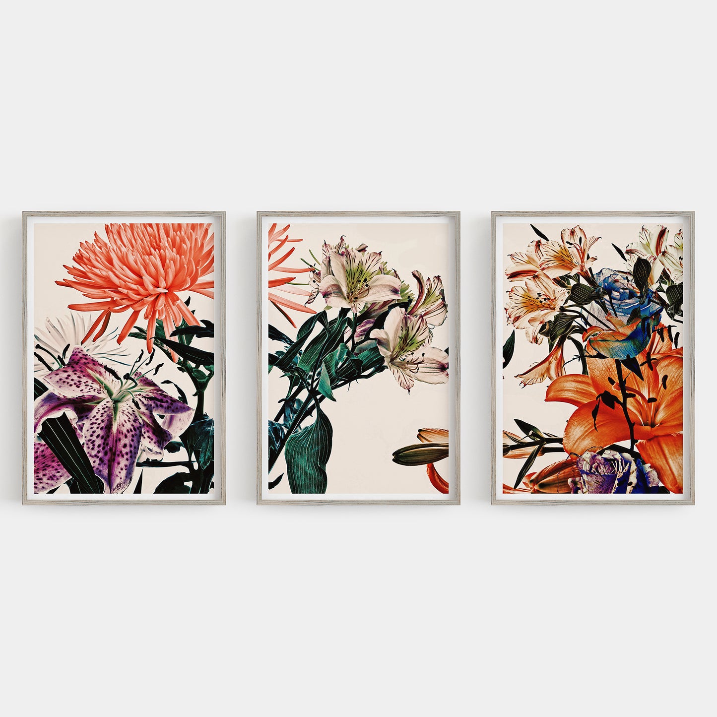 Wild Flowers Triptych 9262.3SET
